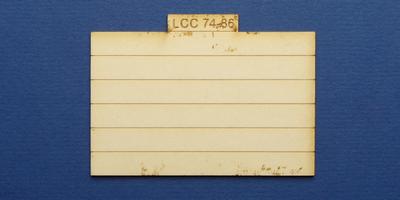 LCC 74-86 O gauge plank panel for coal staithes type 3